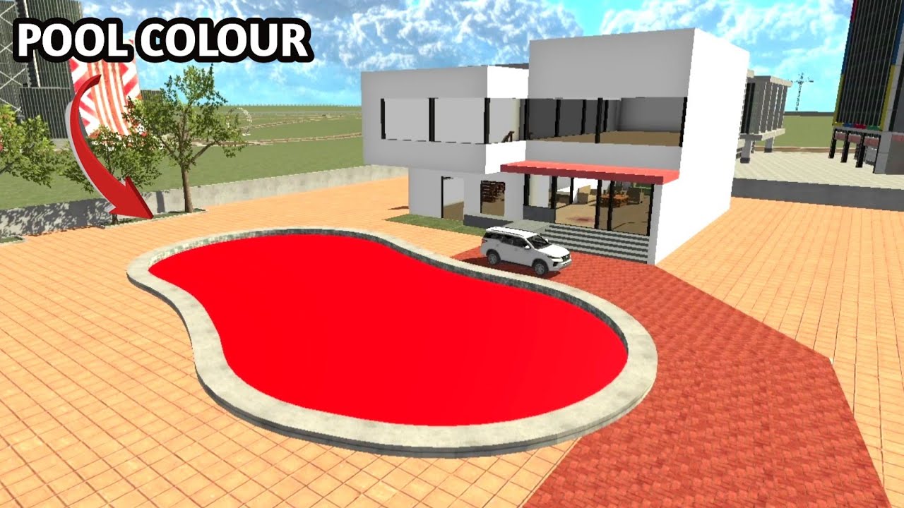 SWIMMING POOL COLOUR CHANGE IN INDIAN BIKE DRIVING 3D GAME |