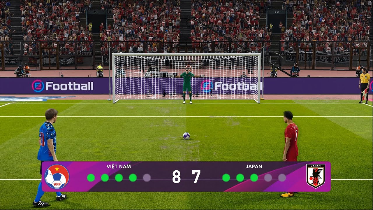 VIETNAM vs JAPAN - PENALTY SHOOTOUT - PES 2020