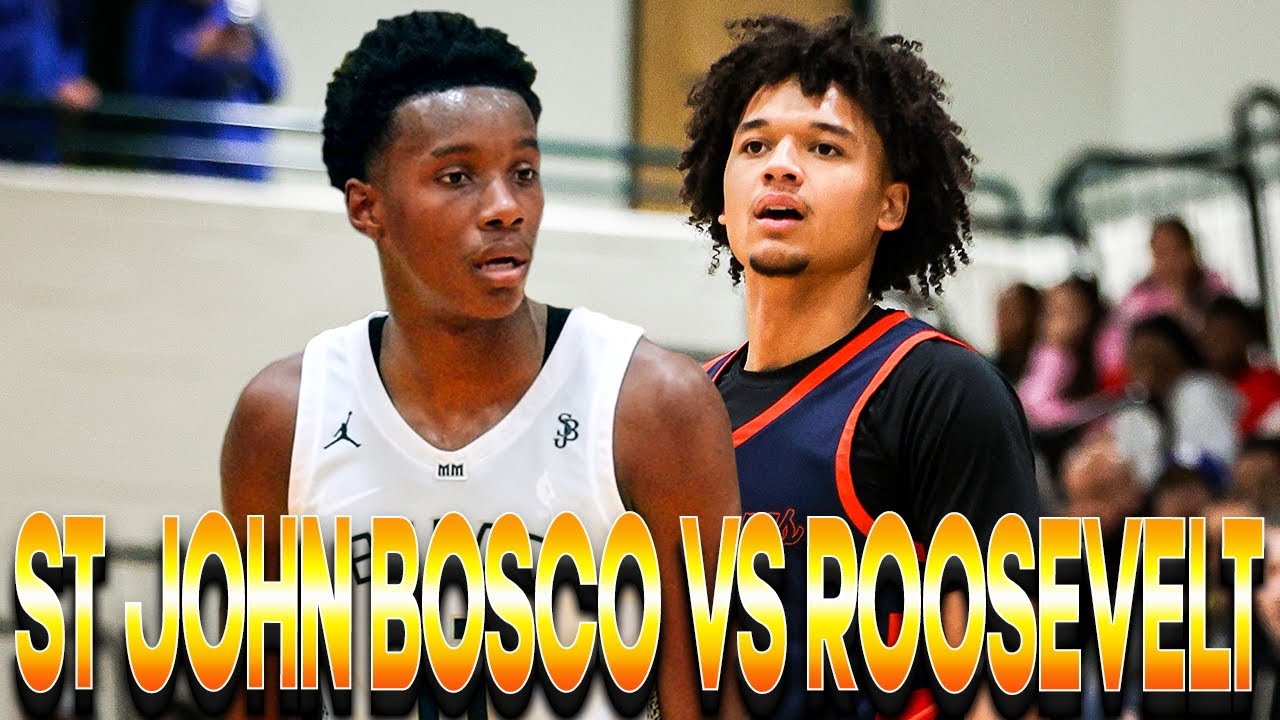 #3 St. John Bosco vs #4 Roosevelt🔥 - Battle For Cali Bragging Rights‼️Christian Collins Goes Crazy🤯