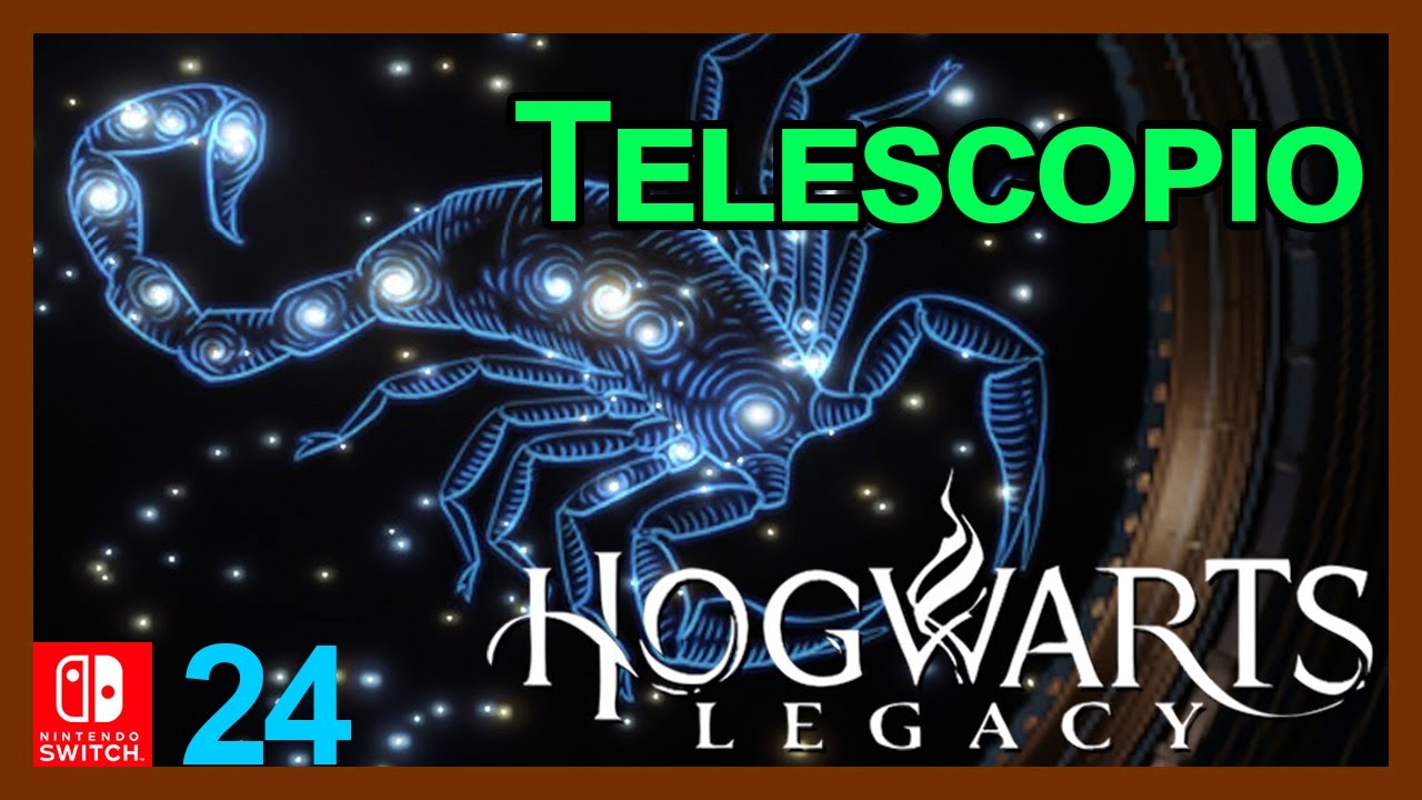 CÓMO USAR EL TELESCOPIO - MESAS DE ASTRONOMIA -24- HOGWARTS LEGACY - Español Nintendo Switch Oled