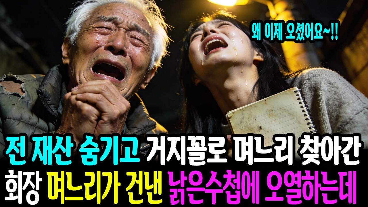 전 재산 숨기고 거지꼴로 며느리 찾아간 회장, 며느리가 건낸 낡은수첩에 오열하는데ㅣ오디오북ㅣ사연라디오ㅣ감동사연