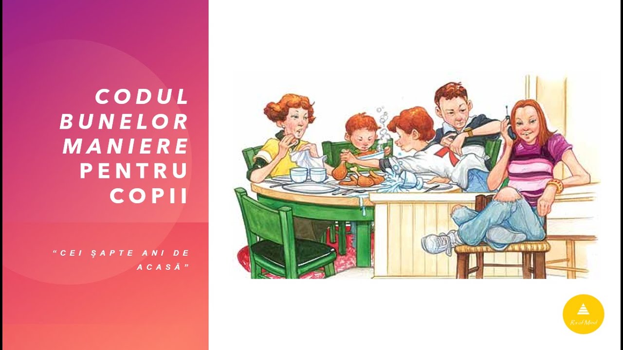 Codul bunelor maniere pentru copii