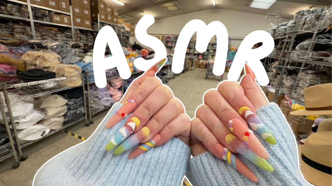 ASMR in Warehouse 🌈 the vibe is public ASMR but no background noise