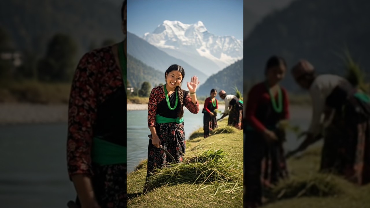 Beautiful village girl 