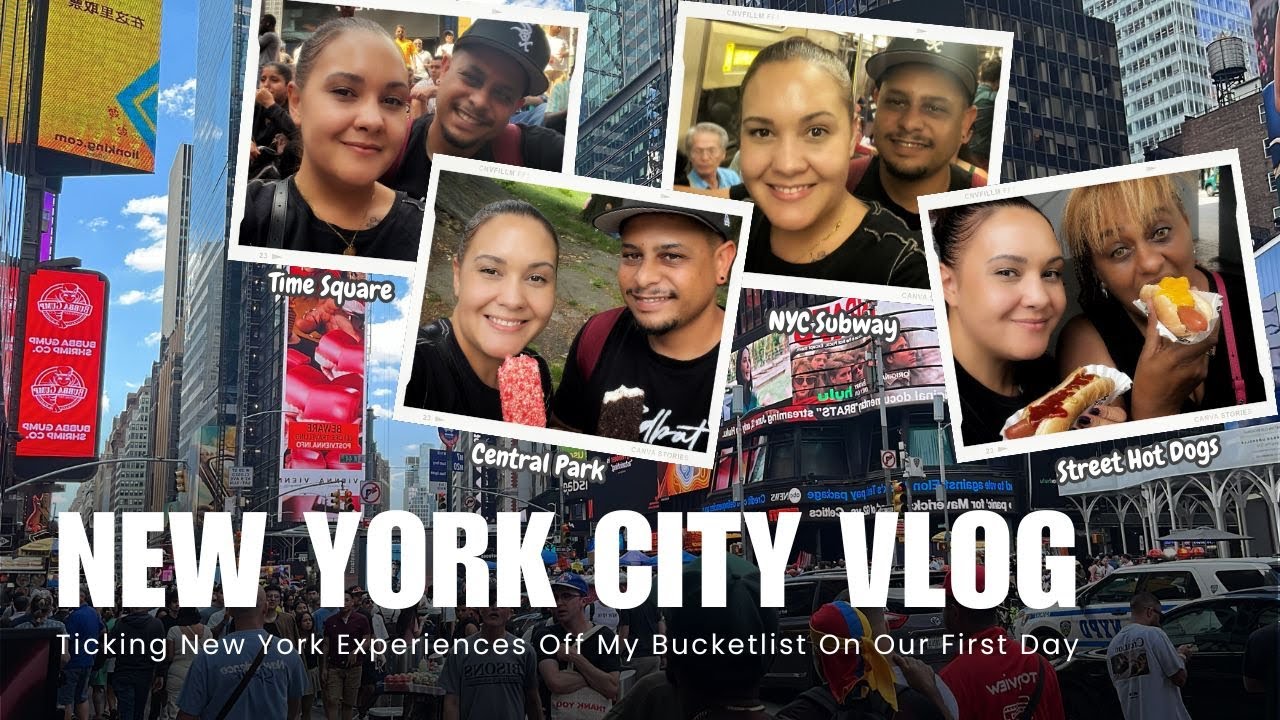 We are in NYC! | Eating Street Hot Dogs | Visiting Central Park | Experiencing Time Square & More