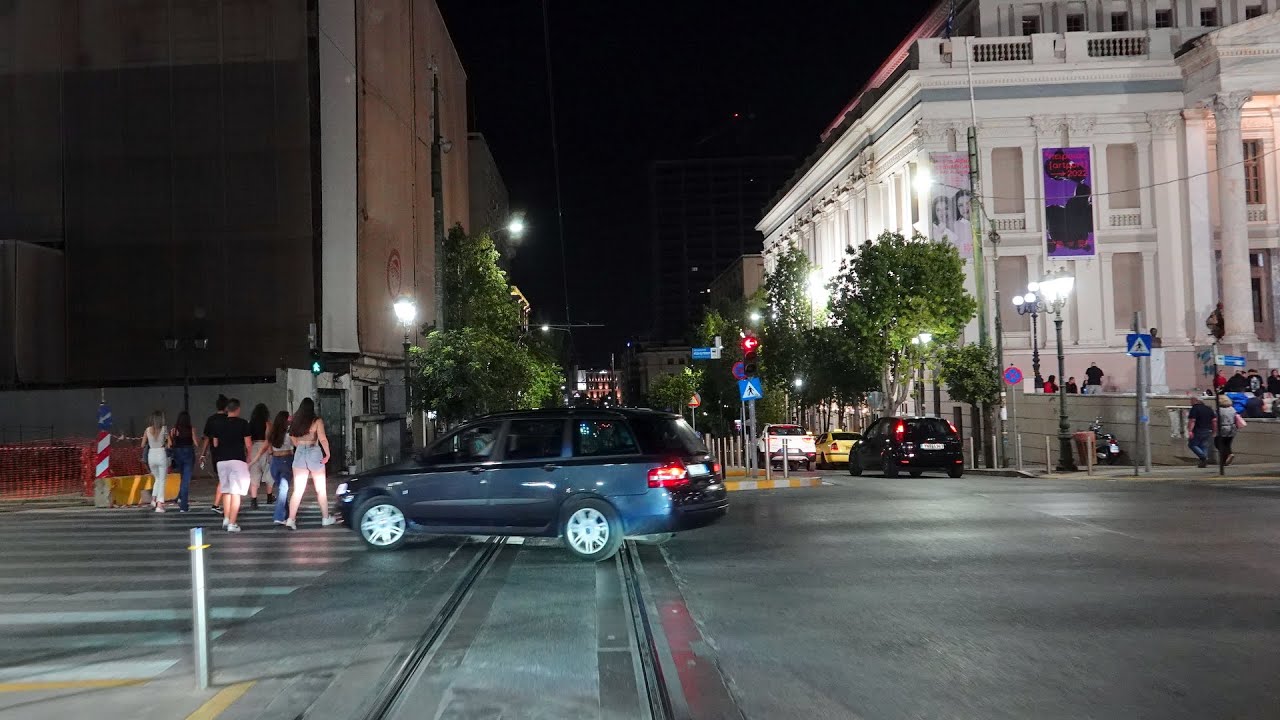 Athens Tram Alstom Citadis Cabview around Piraeus (Line 7) - [412]