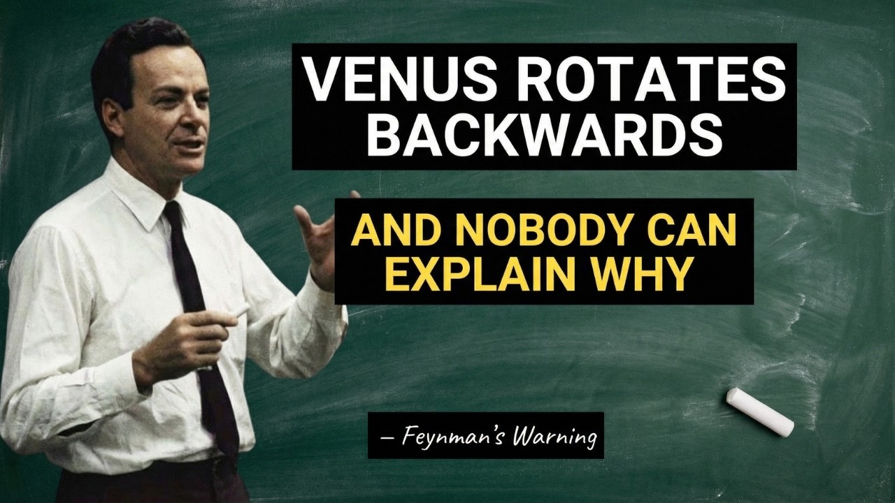 VENUS Rotates BACKWARDS And Nobody Can Explain Why — Feynman's Warning