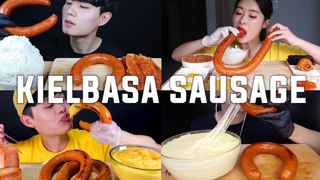 Kielbasa Sausage ASMR MUKBANG COMPILATION