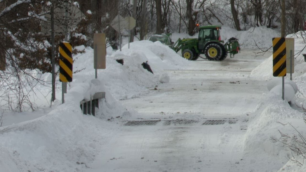 A Watertown street gets plowed, but...