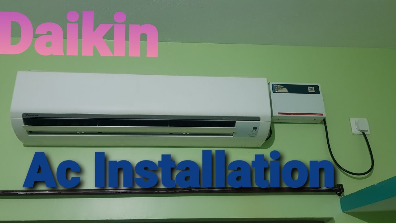 |Daikin split ac Installation Tamil| சரியான முறையில் AC Install செய்வது எப்படி|#HVACServiceTechtamil