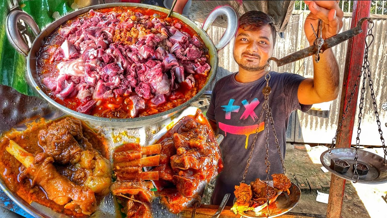 Vijay भाई की Mutton Curry की पूरी Samastipur की पब्लिक है दीवानी | तराजू पर तौल कर दिया जाता है मटन.