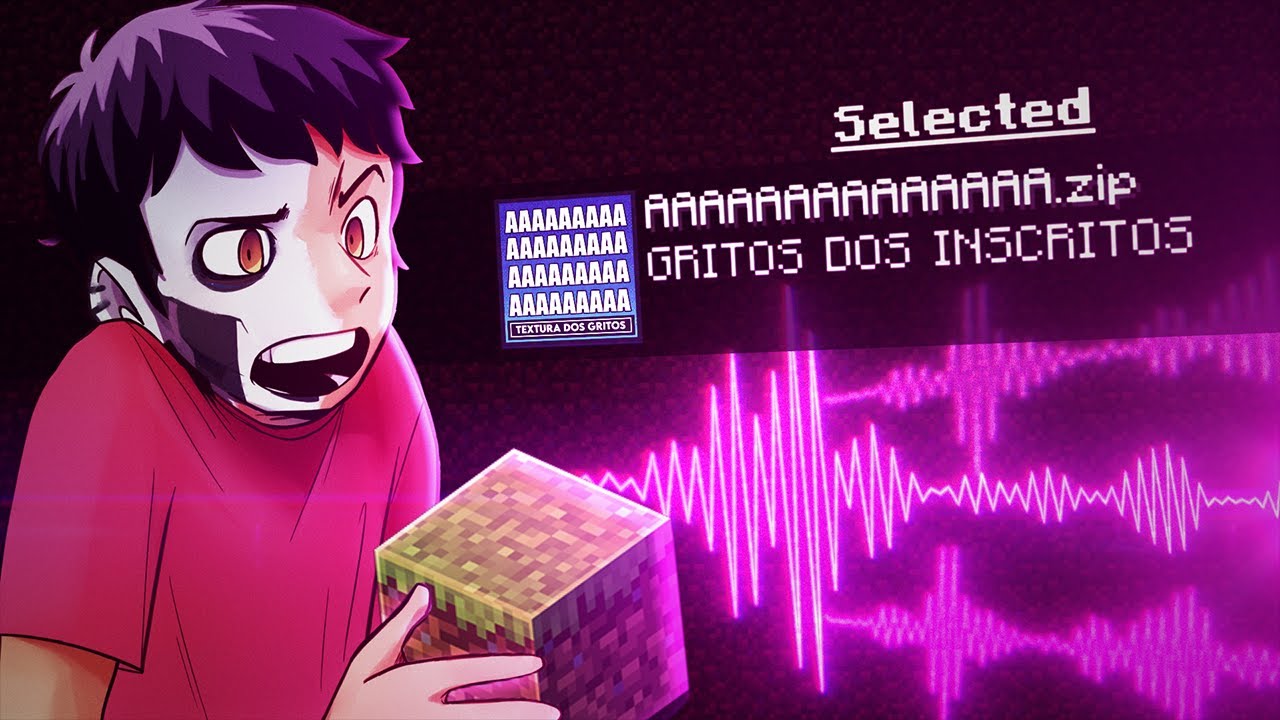 EU CRIEI A TEXTURA MAIS  CAÓTICA DO MINECRAFT