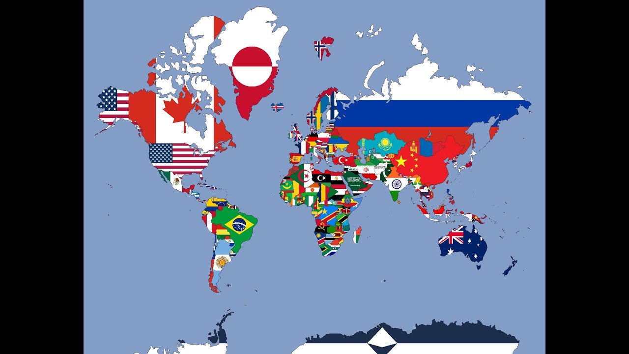 Small Scale World Flag Map but a Wheel chooses my Fate Showcase #1