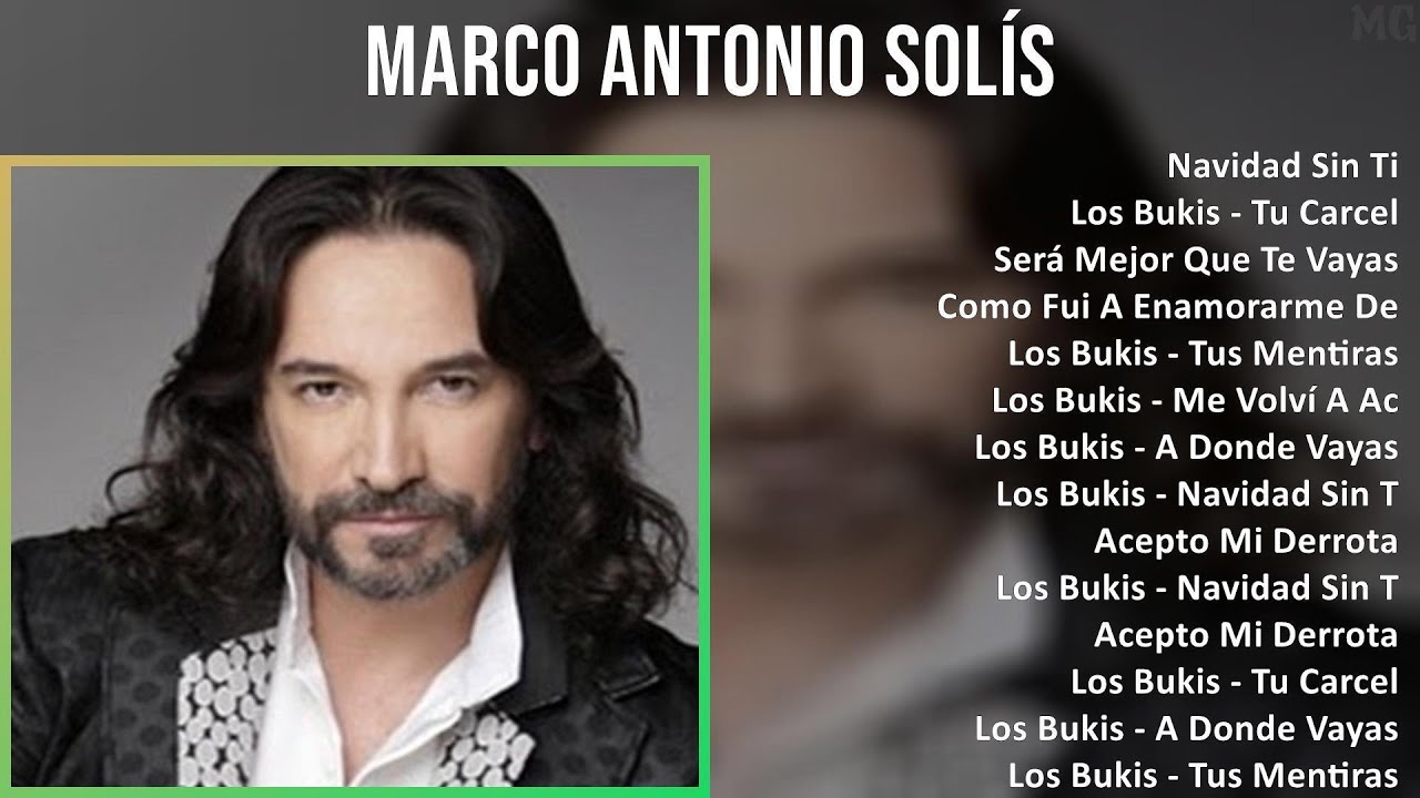 Marco Antonio Solís 2024 MIX Nuevas Canciones - Navidad Sin Ti, Los Bukis - Tu Carcel, Será Mejo...