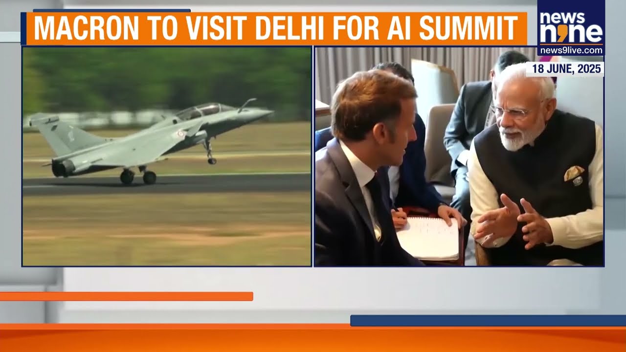 French President Macron Arrives in India for AI Summit, Rafale and Strategic Talks