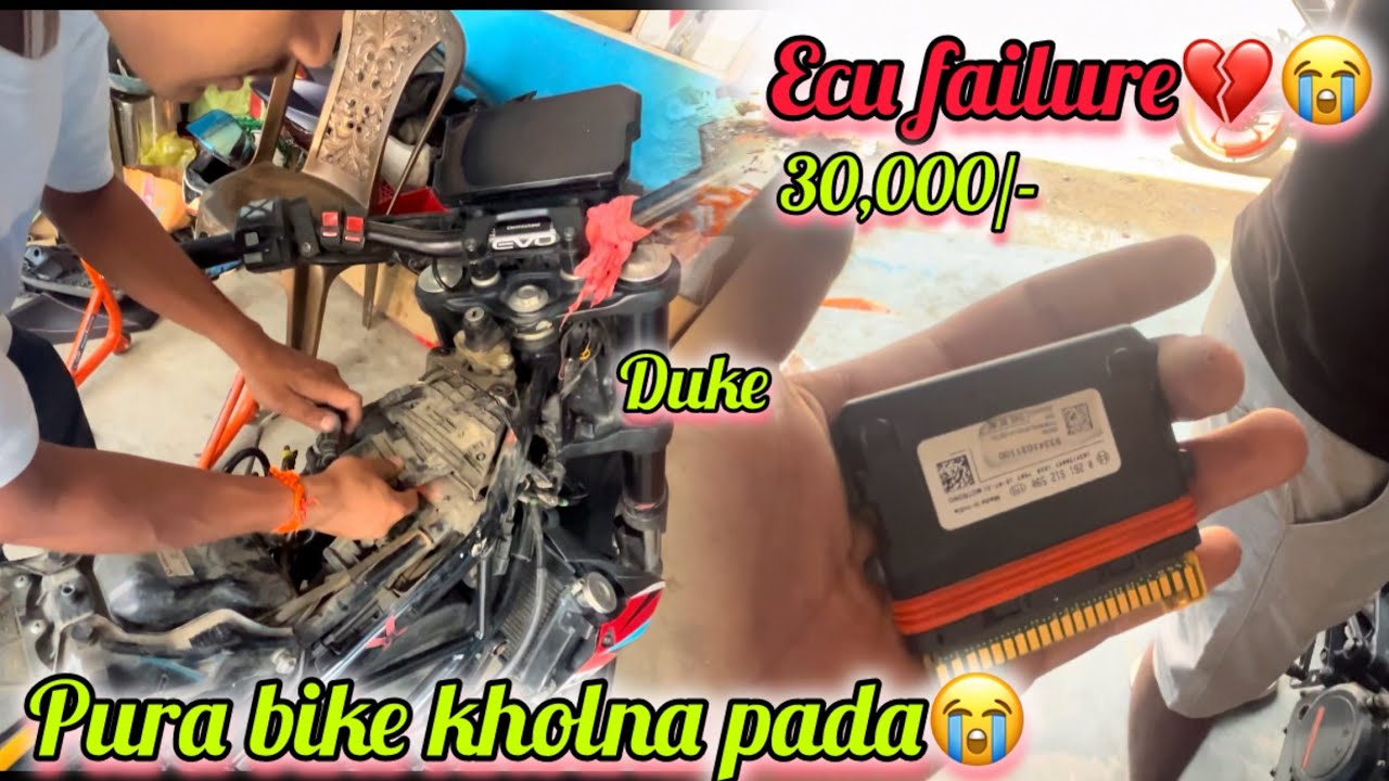 Duke390 ECU Failure 💔 |Cleaning sensors| Must watch for Duke owners