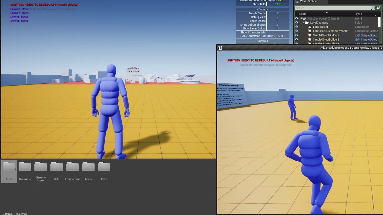 How to reproduce rag doll issue in alsv4 replicated