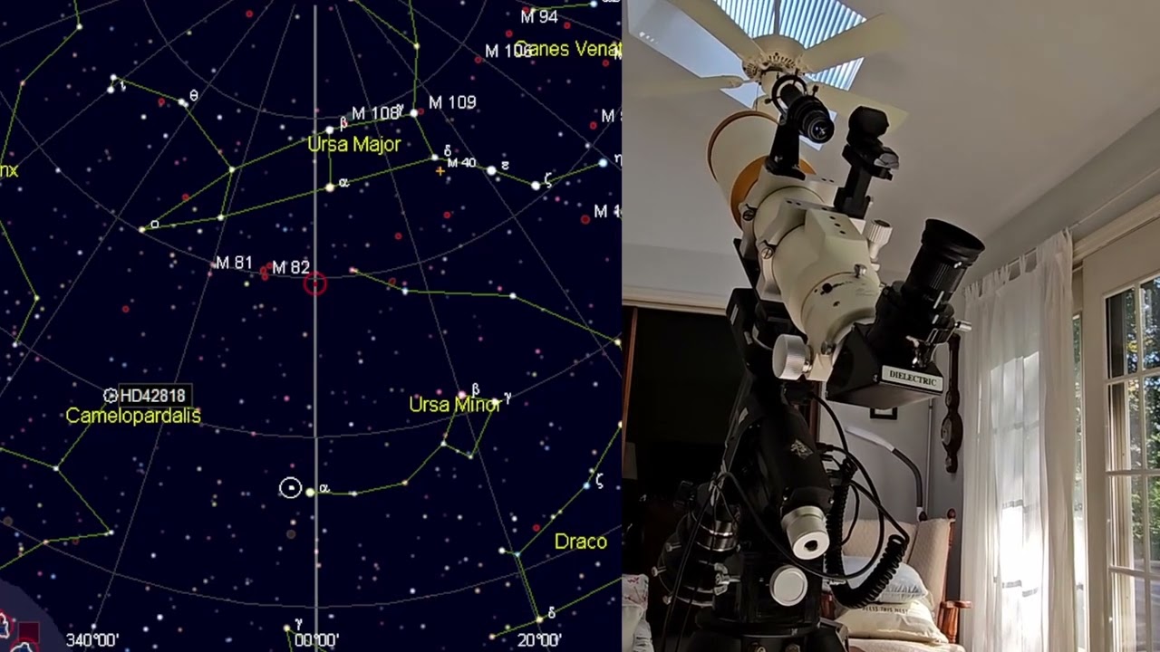 Explore Scientific IEXOS-100 and Cartes du Ciel