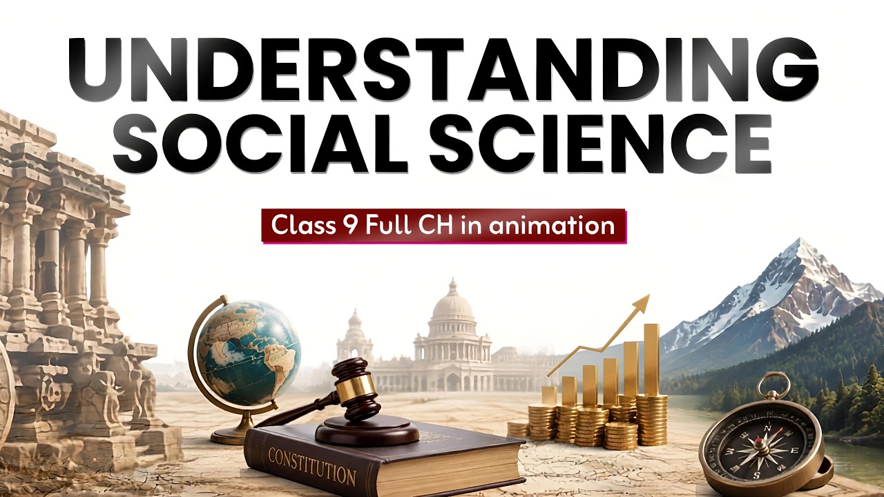 Understanding Social Science | Class 9 SST Ch 1 | Full Ch in animation | One shot |