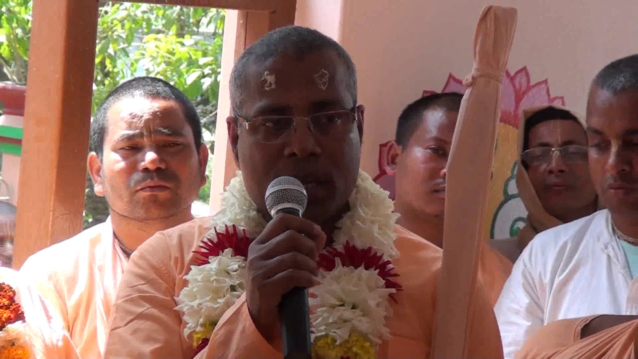Lecture of Sri Bhakti Swarup Sannyasi Maharaj Acharya just after his coronation on 23 Feb 2018