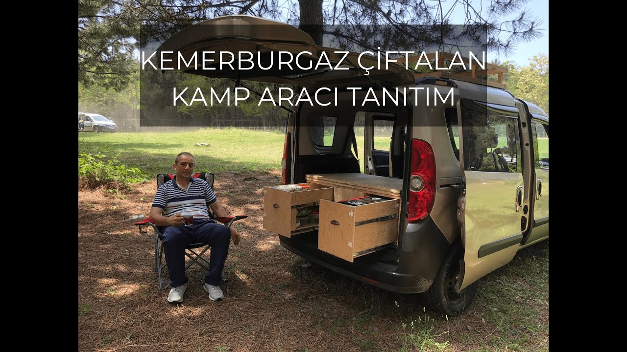 DOBLO KAMP ARACI TANITIM | DOBLO CAMPER VAN. KEMERBURGAZ ÇİFTALAN