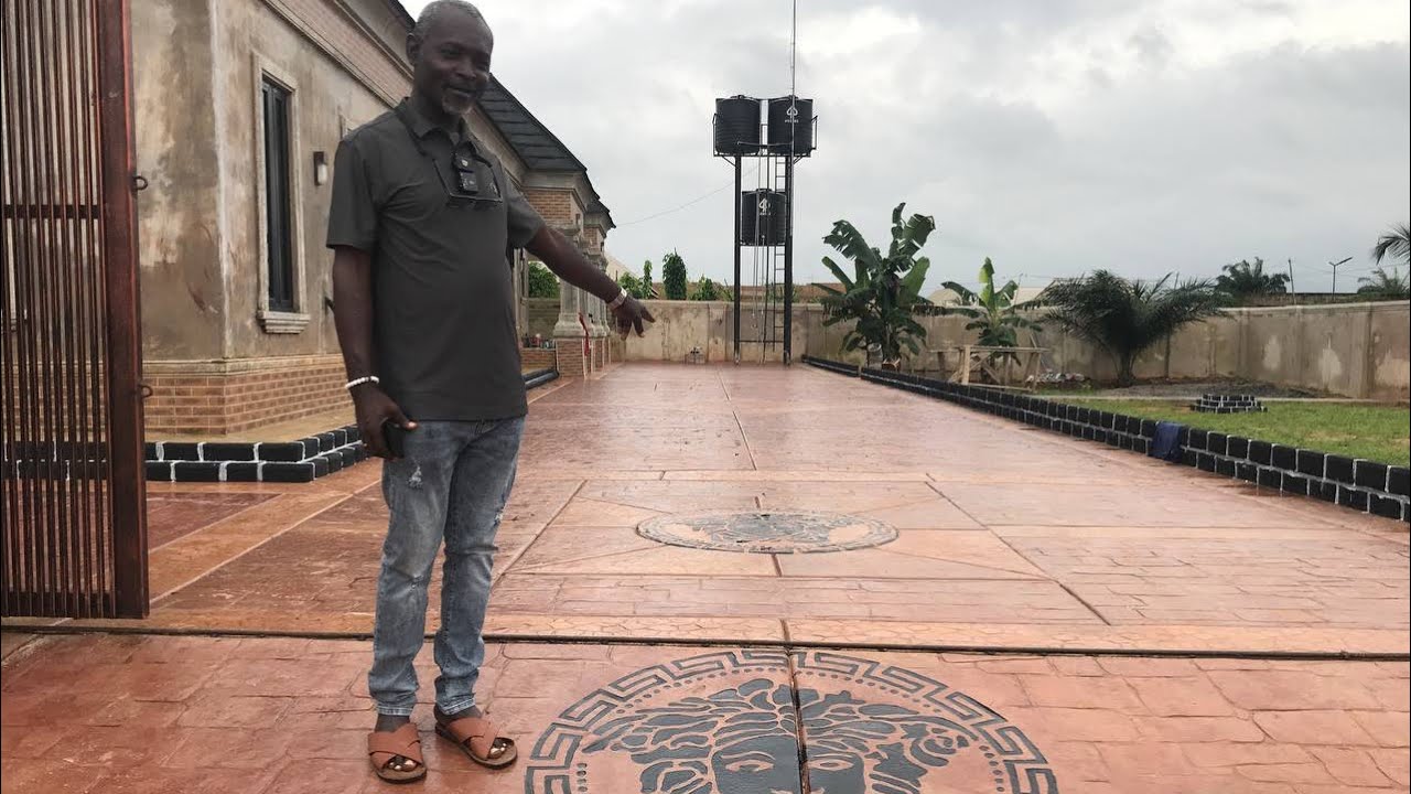 Price Of Stamped Flooring Installation Works In Benin City Edo State Per Square Metre With Labour.