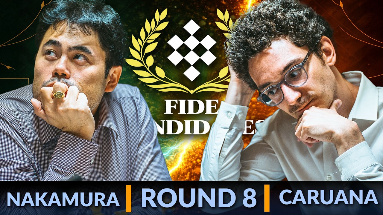 Hikaru Nakamura vs Fabiano Caruana | Candidates 2026 Round 8
