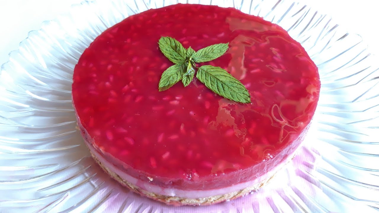 Gateau sans cuisson à la grenadine كعك بالرمان بدون طهي اقتصادية والمكونات بسيطة متوفرة على الجميع 🌺