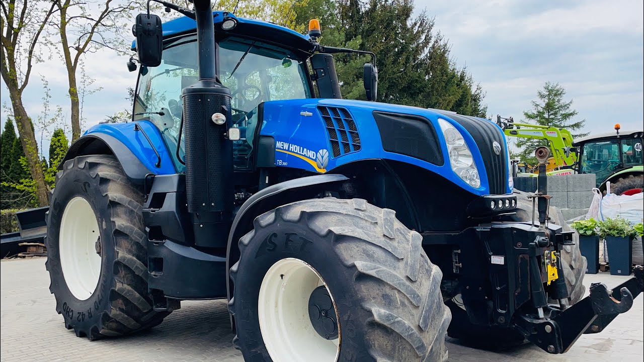 NEW HOLLAND T8.380 Autocommand, 2017 rok, JAK NOWY! 380KM, prezentacja,engine sound, Drive *PESTROL*