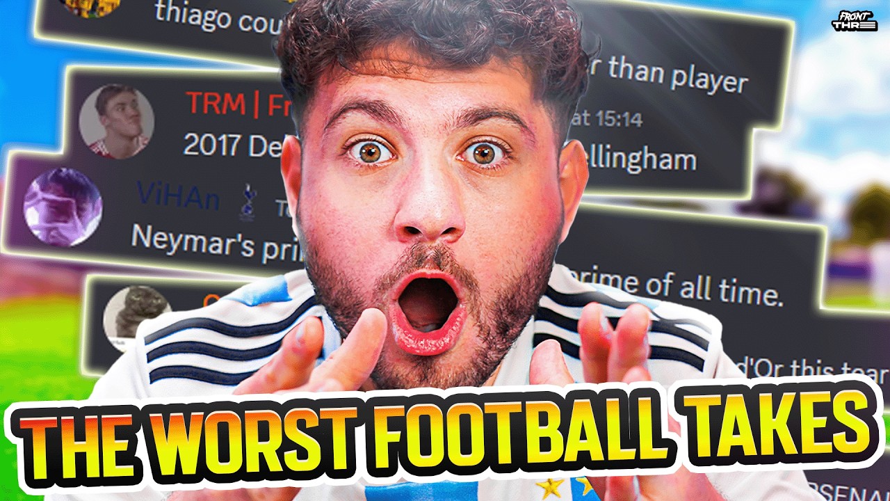 We REACTED to DISCORD's WILDEST FOOTBALL OPINIONS 🗣️