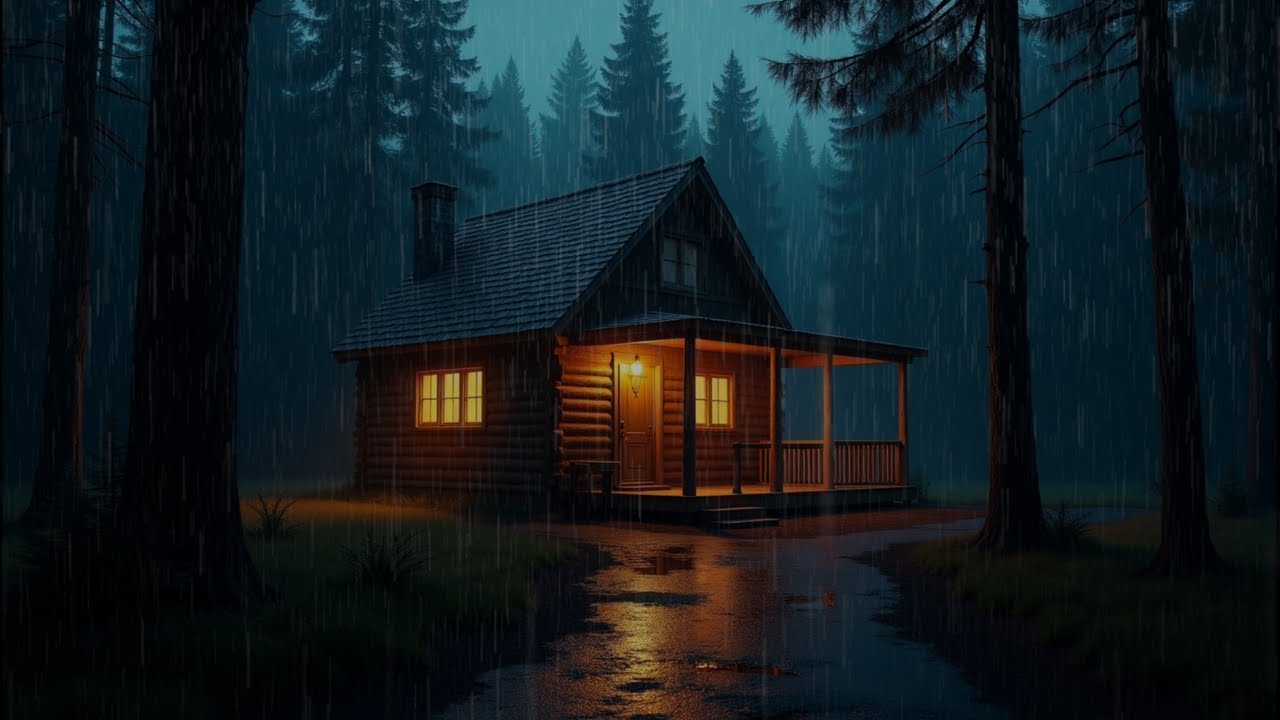 Sounds Of Rain And Thunder For Sleep - Goodbye Insomnia - Rain Sounds For Sleeping