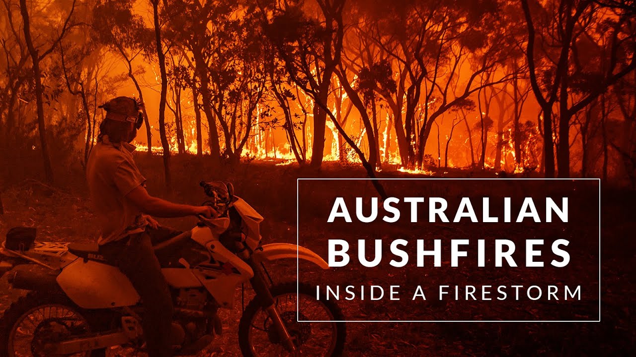 Australian Bushfires - Raw Footage from inside a Firestorm