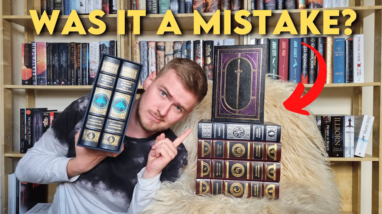Я купил ВСЕ книги Cosmere в кожаном переплете | Стоит ли оно того?