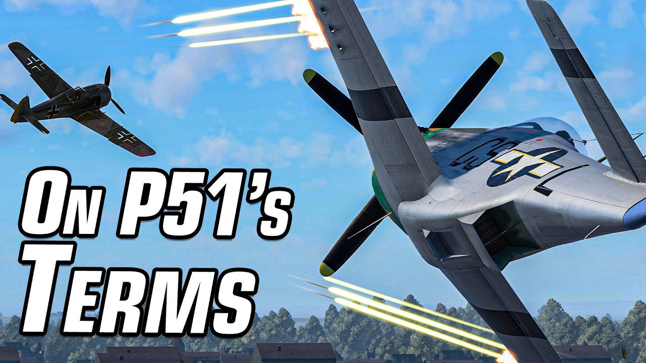 Истребители P-51 не вступают в воздушные бои с FW-190 — они сами решают, когда они заканчиваются.