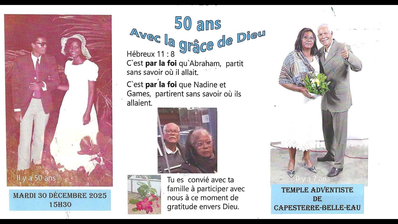 Jubilé 50 ans Nadine et Games DIDON