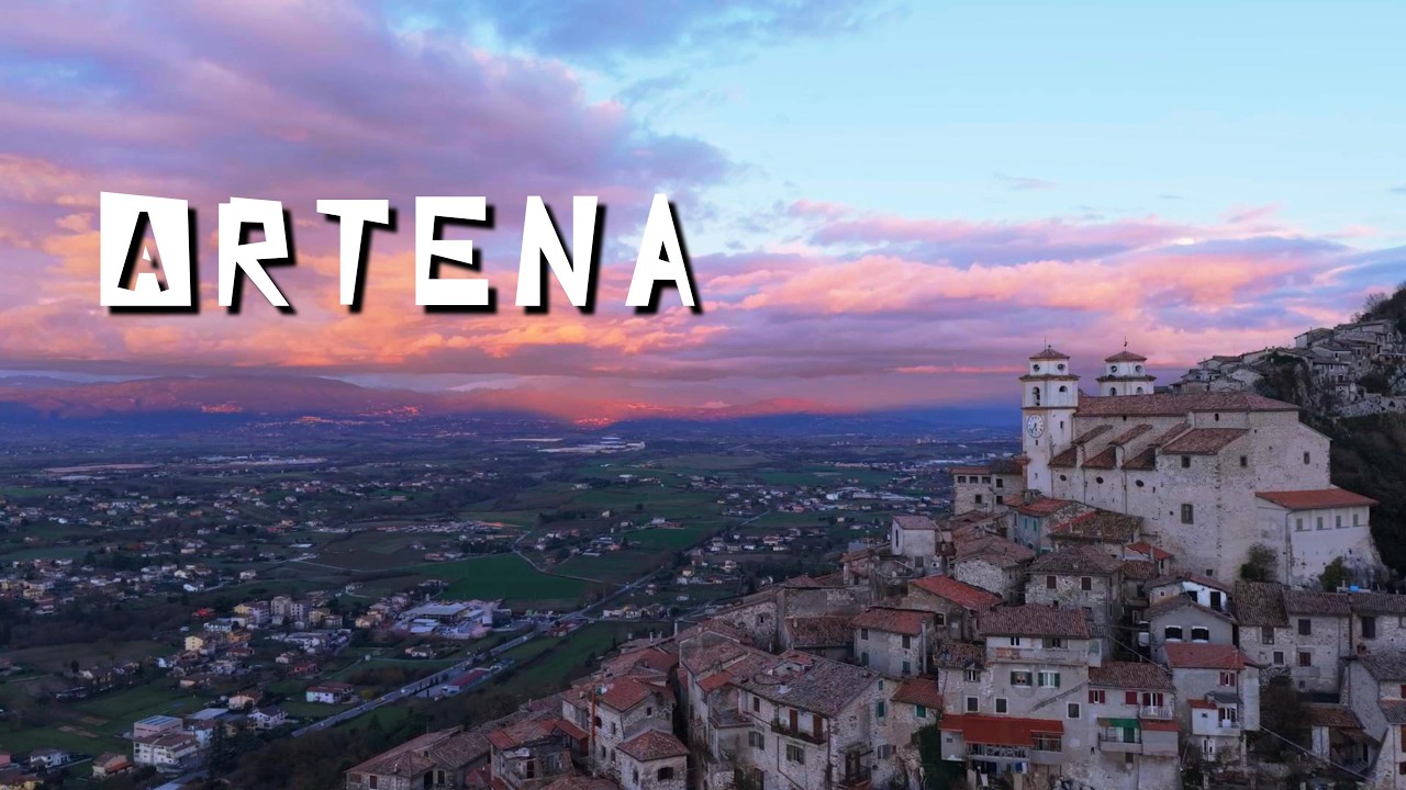 Artena vista dal drone ​✈️​ in 4K con DJI Mini 5 Pro