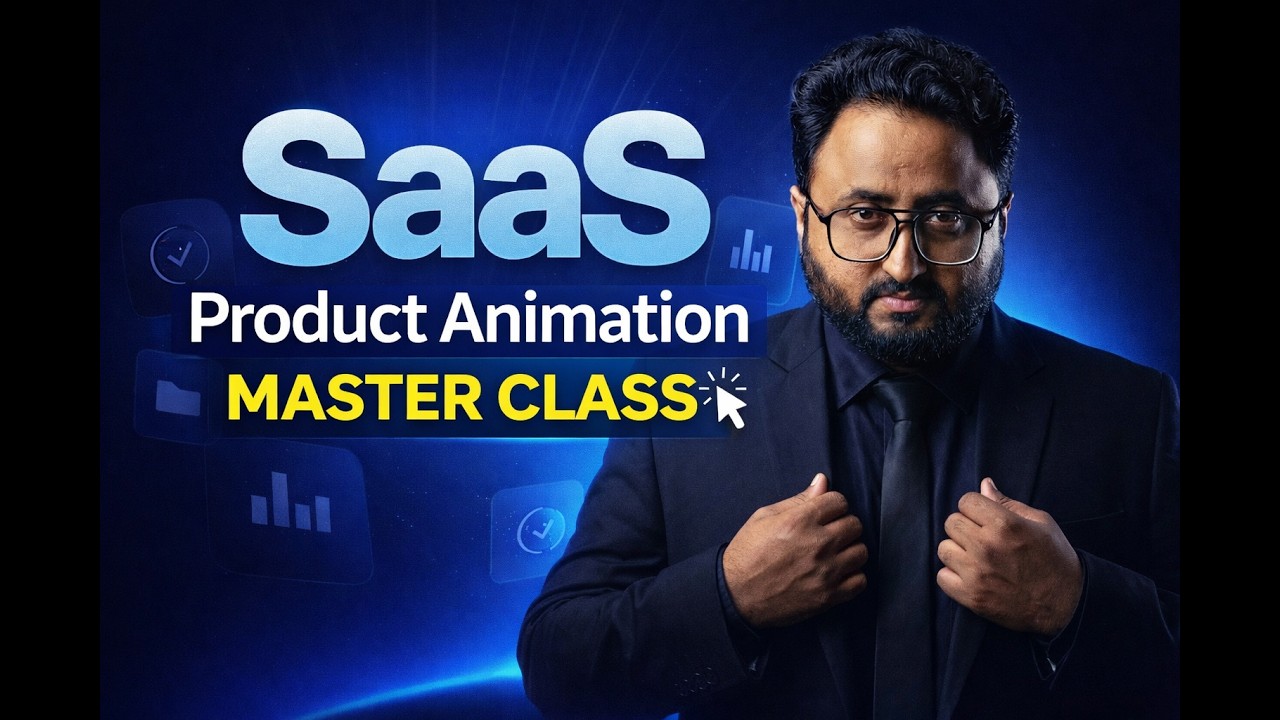 SaaS Product Animation Master Class | Complete After Effects Workflow