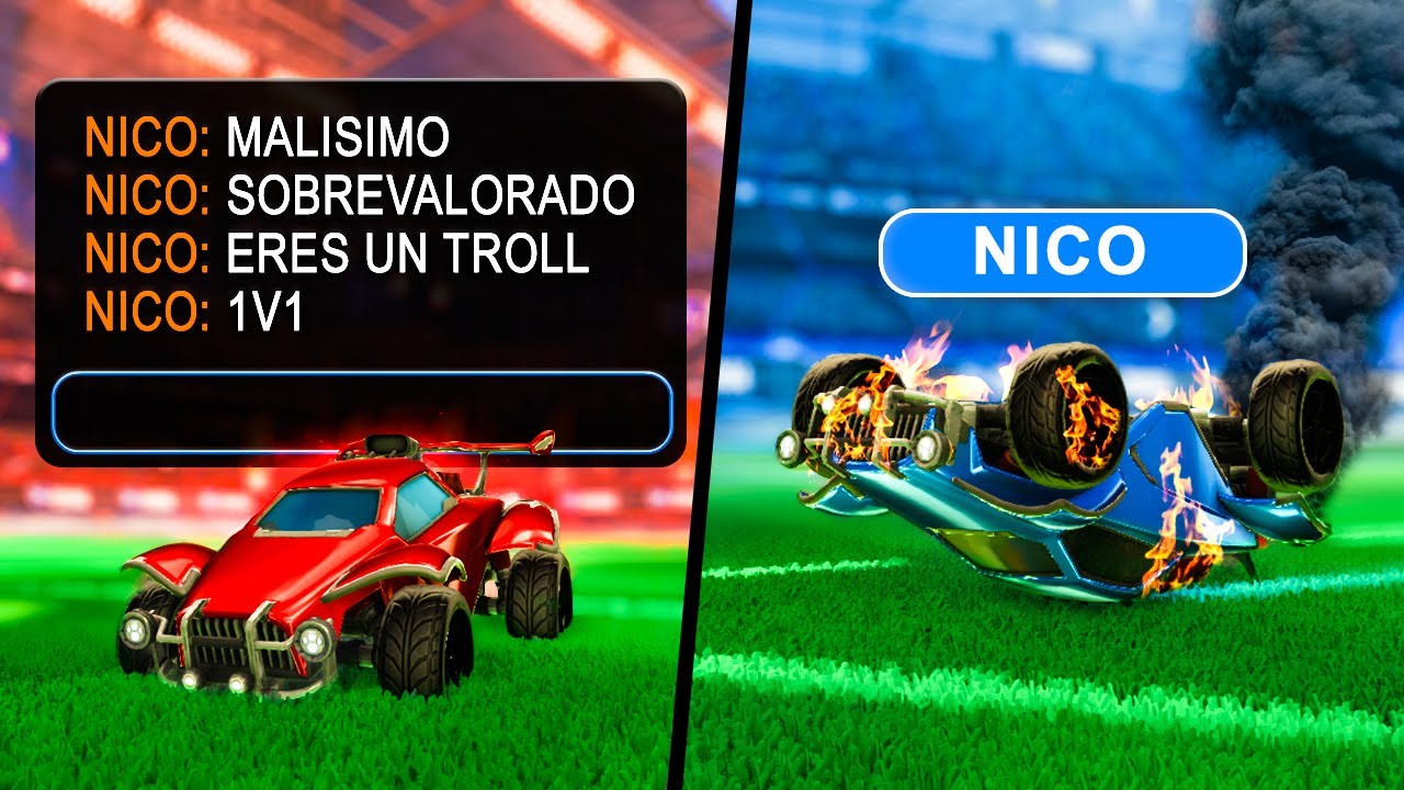 ME ENCUENTRO A UN HATER TÓXICO EN ROCKET LEAGUE Y LE DOY UNA HUMILLADA HISTÓRICA