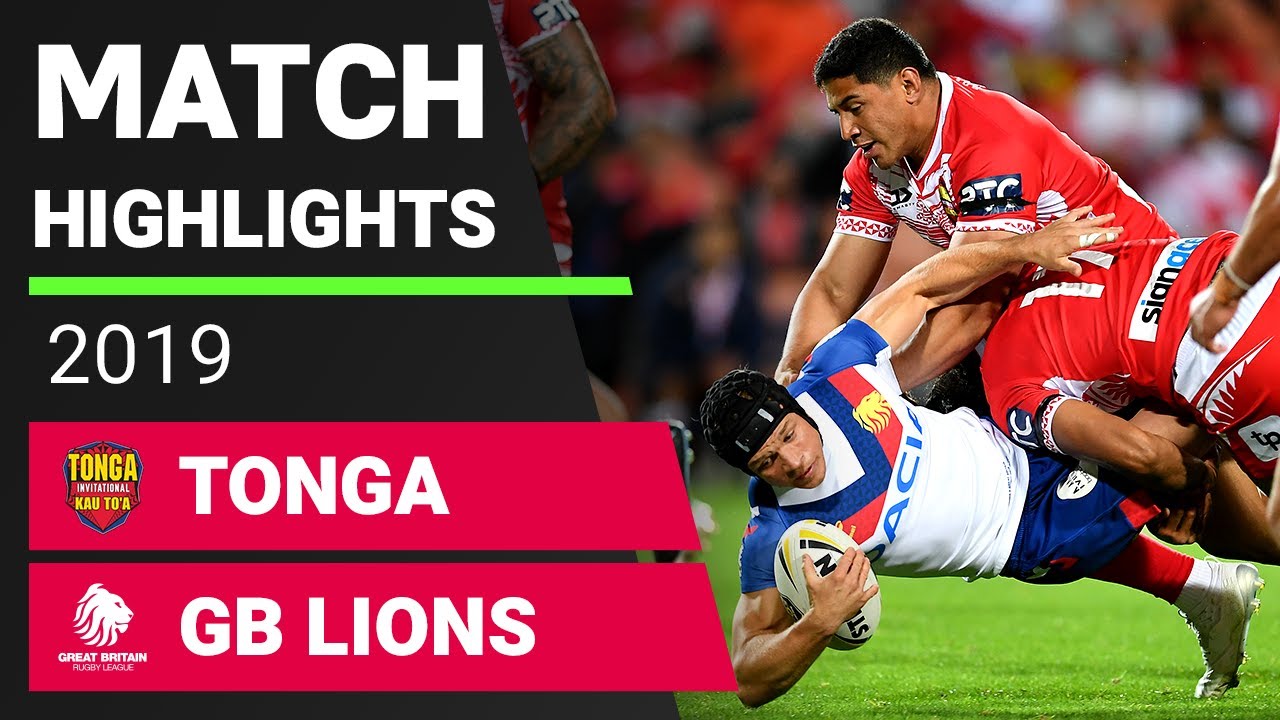 NRL Highlights | Tonga Invitational v Great Britain Match Highlights | Test, 2019 | Internationals