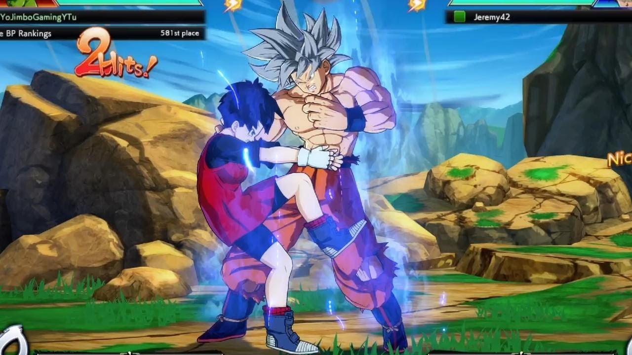 DBFZ 🍏 Ui SSB BasGoku vs 😈 Videl Gohan Piccolo