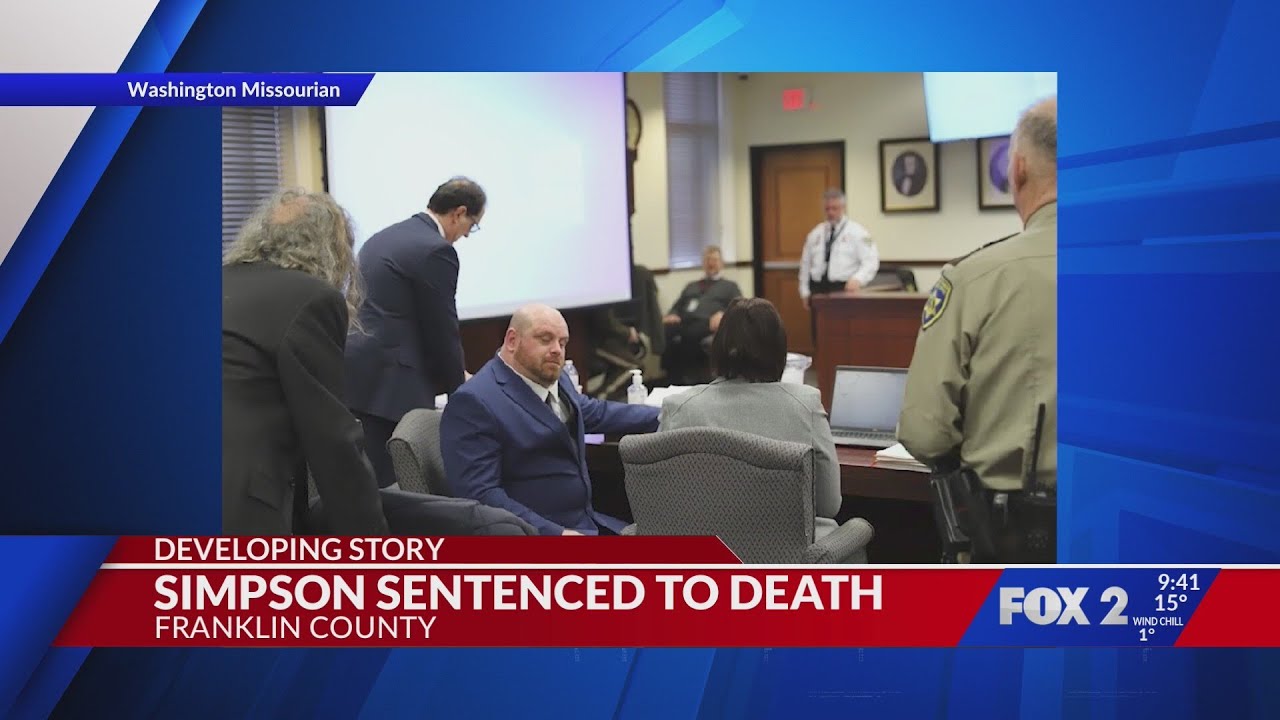 Kenneth Lee Simpson sentenced to death in officer's murder