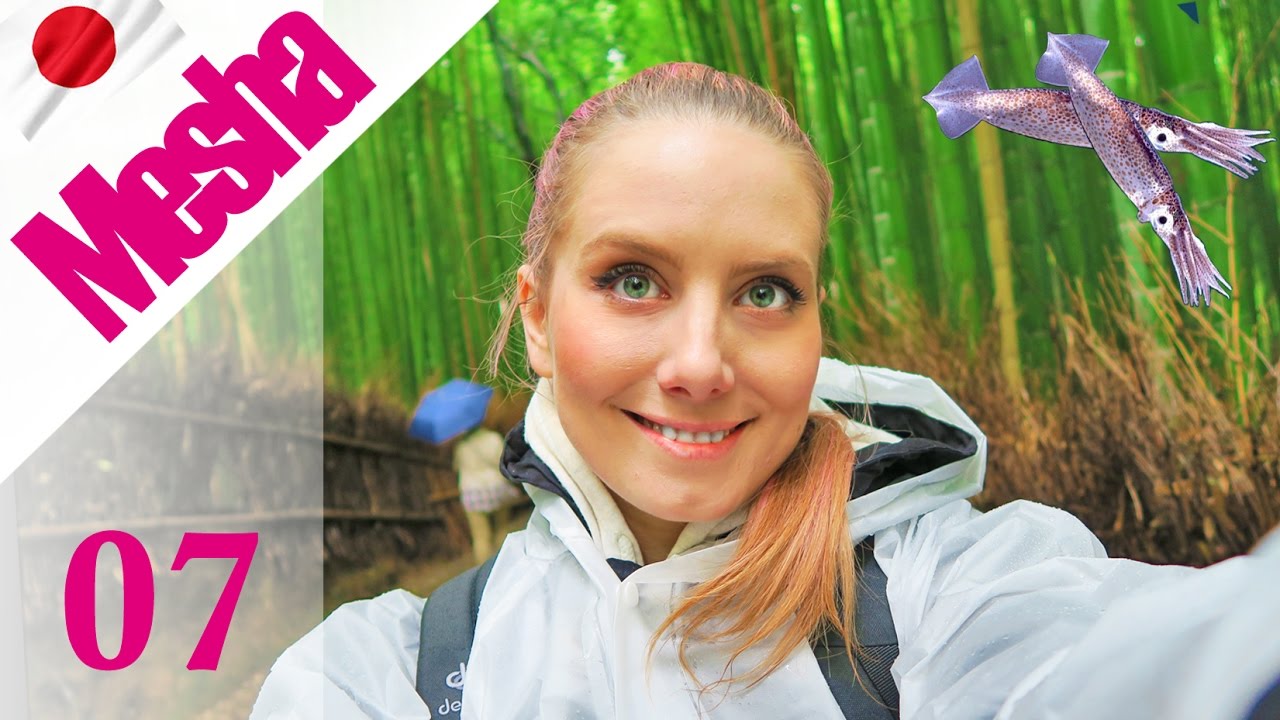 JAPONSKO - Bambusový les a ochutnávka olihně! ● VLOG 07