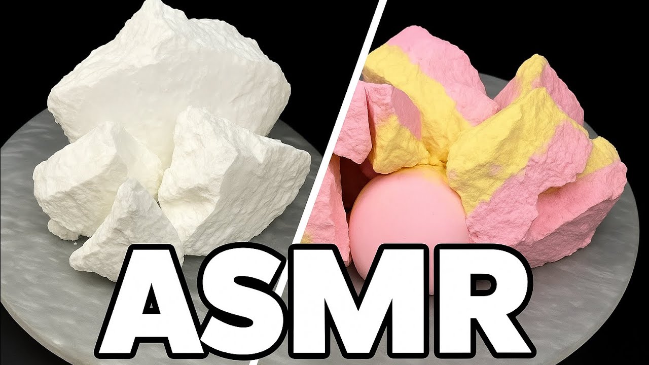 ASMR Baking Soda Heaven 🌈 | Relaxing Crunch & Colors #explore #asmr 