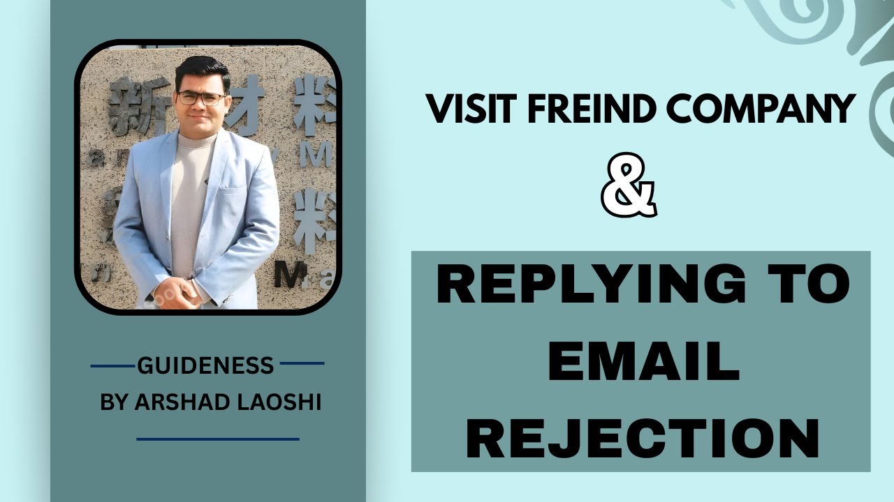 I visited my friends company and taking students questions about email rejection| Fun with responses
