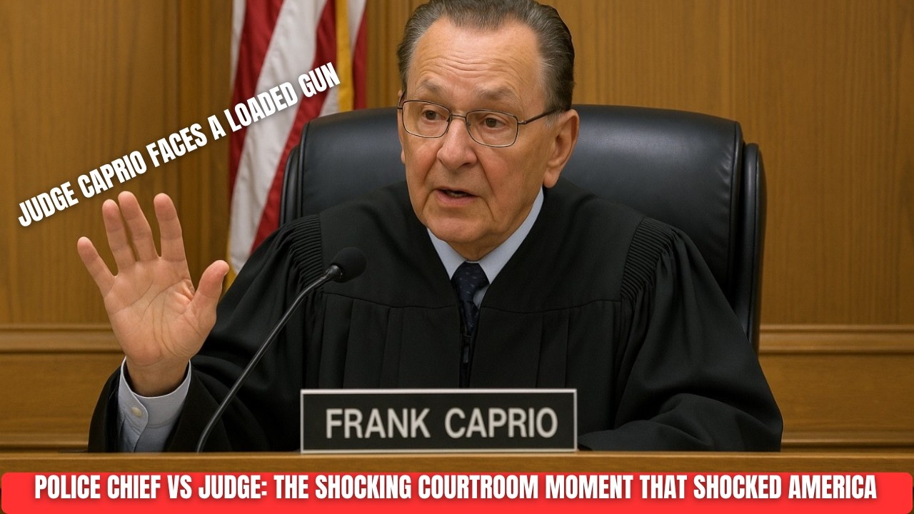 Judge Caprio Stays Calm as Police Chief Pulls a Gun — What Happened Next Will Shock You