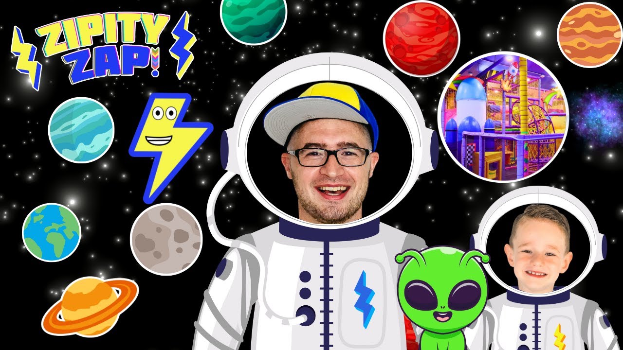 Planets For Kids | Indoor Playground Learning Adventure | Space Videos