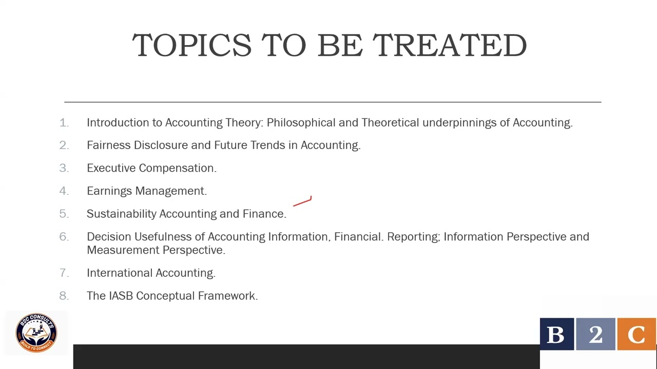 INTRODUCTION TO ACCOUNTING THEORY
