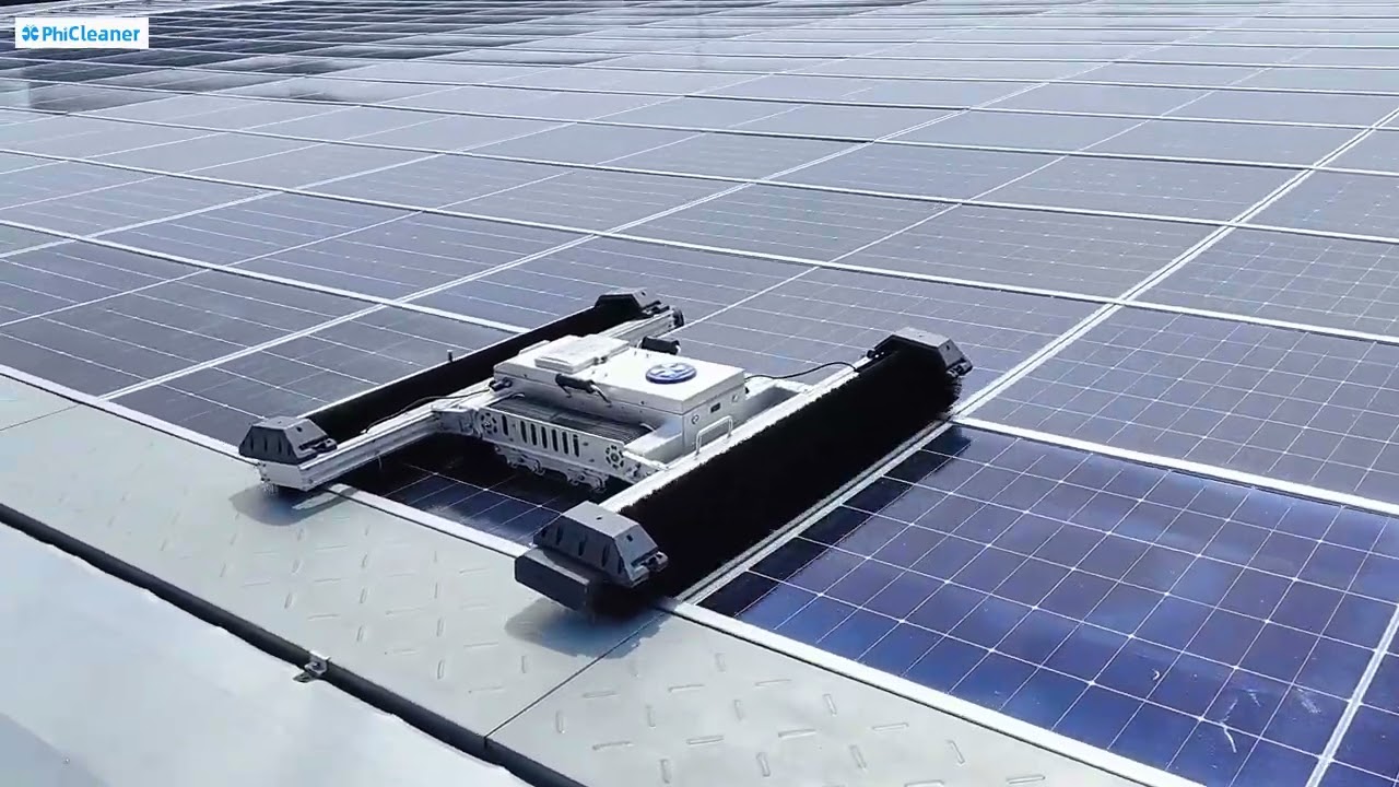 【🚀 1 Person + 2 PhiCleaner: 3 days 6MW， over 8% increasing in annual power generation】#photovoltaic