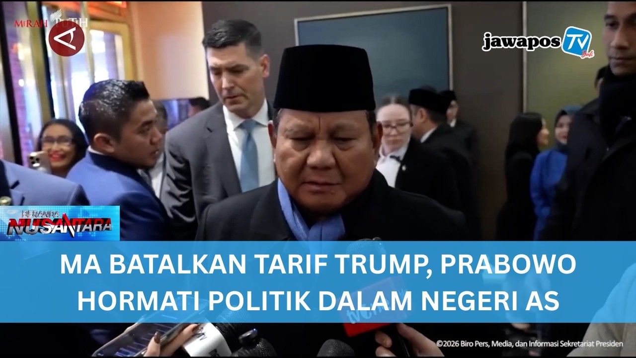 MA BATALKAN TARIF TRUMP, PRABOWO HORMATI POLITIK DALAM NEGERI AS || BERANDA NUSANTARA
