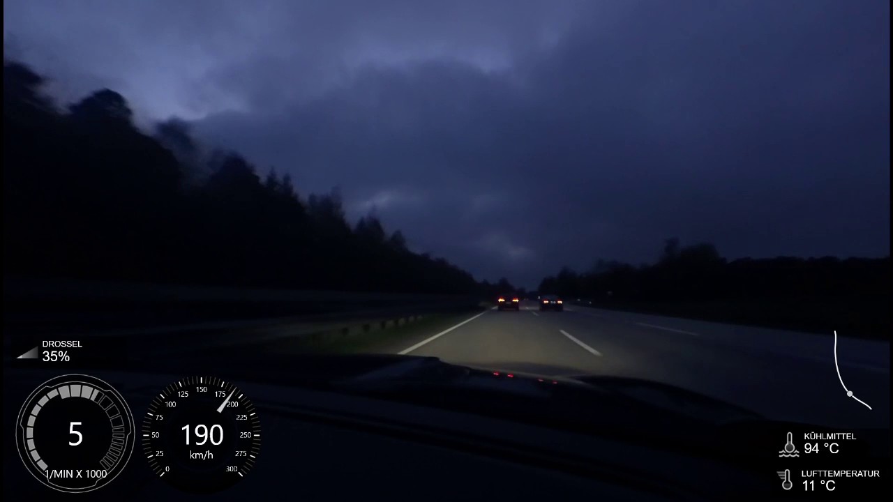 2017 Jaguar F-Type S V6 - Topspeed GPS 273 km/h @ Autobahn
